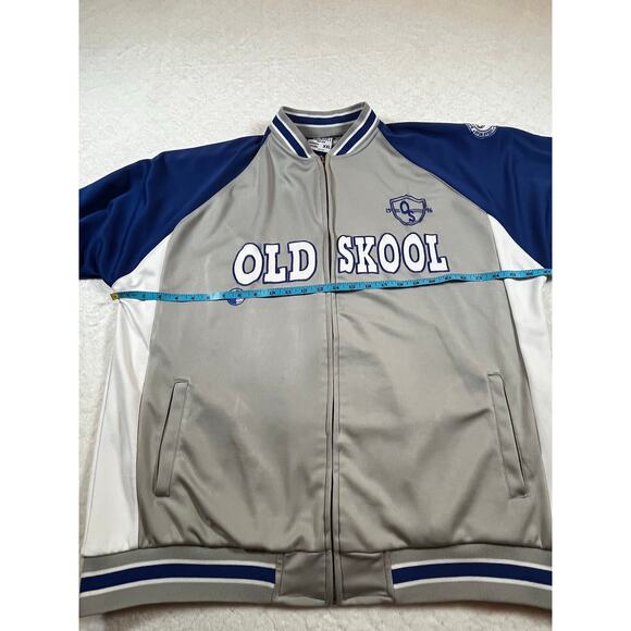 Old Skool Men’s Vintage retro zip up jacket size XXL - Picture 7 of 11